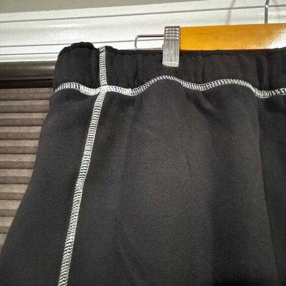 Athleta Women's Forever Fleece High Rise Jogger Black/Bone SZ: XL - Picture 3 of 10